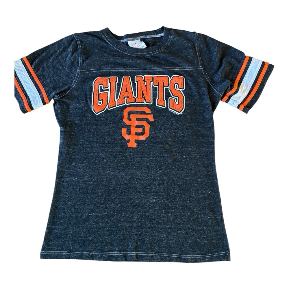 MLB 5th‎ & Ocean San Fransisco Giants T Shirt Women's XL Gray & Orange